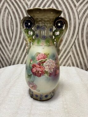 Antique porcelain royal wettina austria vase